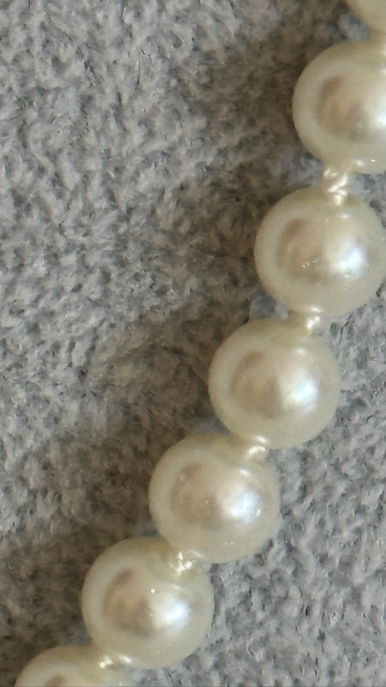 Necklace with rose and pearls – photo 3